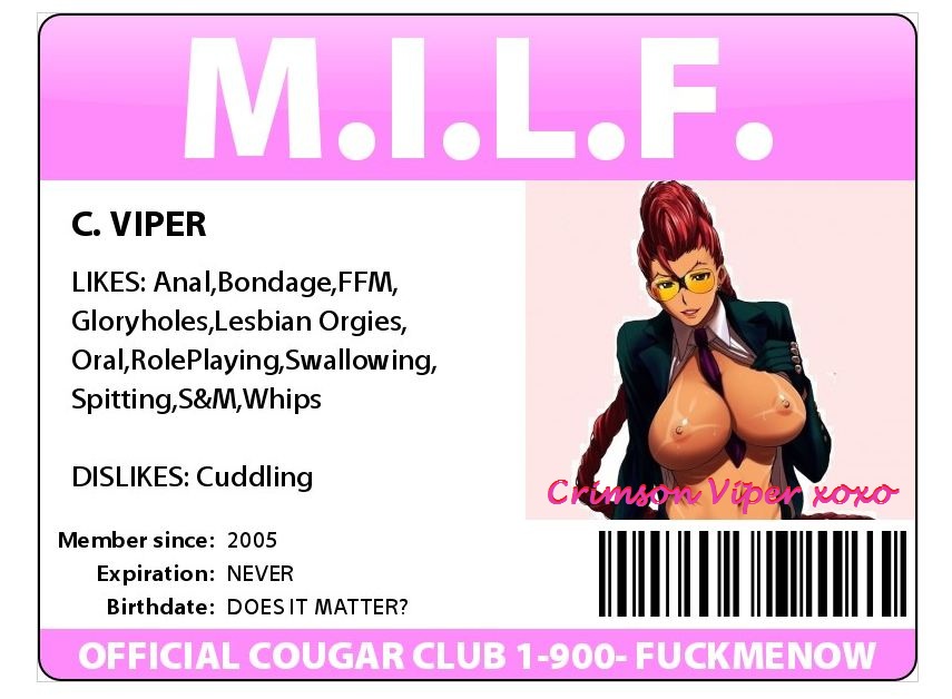 1girls arsenal_of_megadeath big_breasts braid breasts_out crimson_viper female female_only green_eyes human i.d._badge masaharu_arisawa milf milf_id_card solo street_fighter