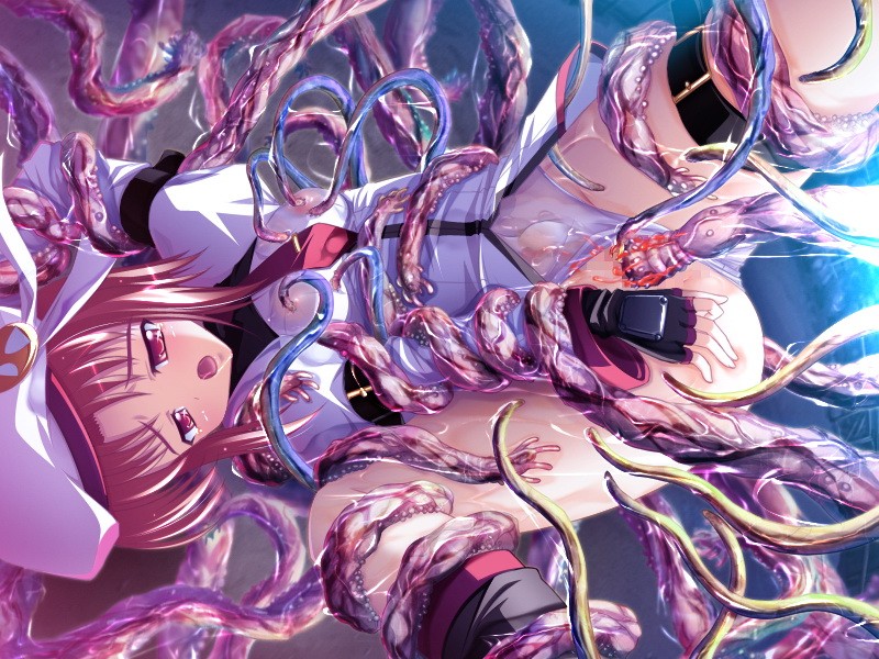 censored clothing lusterise pussy restrained saikyou_mahou_shoujo_arina spread_legs tentacle virgin virginal_blood