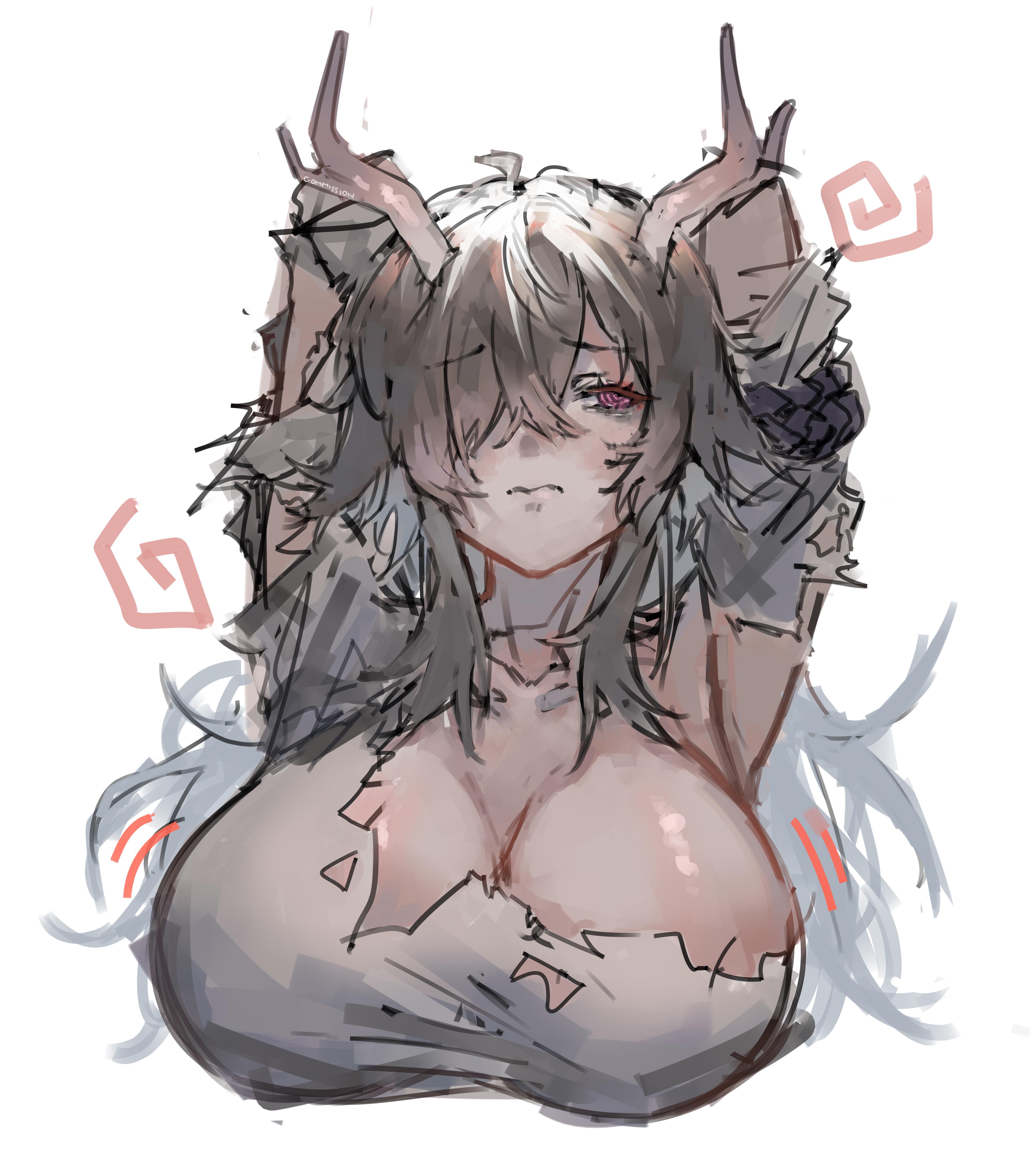 1girls, breasts, cleavage, deepwoken, female, female only, gremor (deepwoken), leikizeyuki, ripped clothing, roblox, roblox game, robloxian, solo, tagme