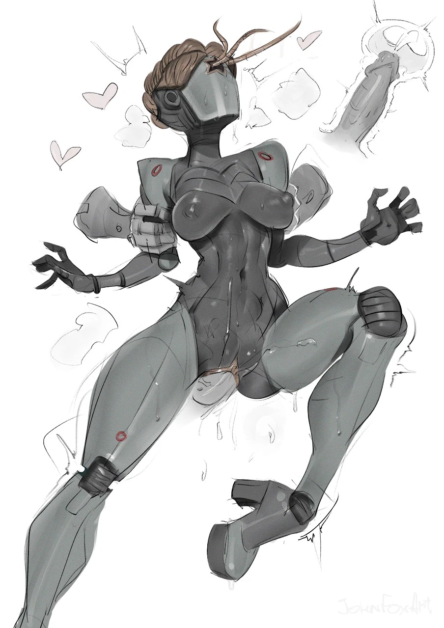 1boy, 1girls, 2023, 2d, agent p-3, areola, athletic, athletic female, atomic heart, belly bulge, black body, bodily fluids, breasts, cum, cum in pussy, cum inside, duo, female, female penetrated, genital fluids, genitals, heart, hi res, human, human penetrating, humanoid, johnfoxart, light skin, light-skinned male, machine, male, male penetrating, male penetrating female, male/female, navel, nipples, nude, penetration, penile, penile penetration, penis, penis in pussy, pussy, right (atomic heart), robot, robot girl, robot humanoid, robussy, sex, stomach bulge, the twins (atomic heart), vaginal penetration, vaginal sex