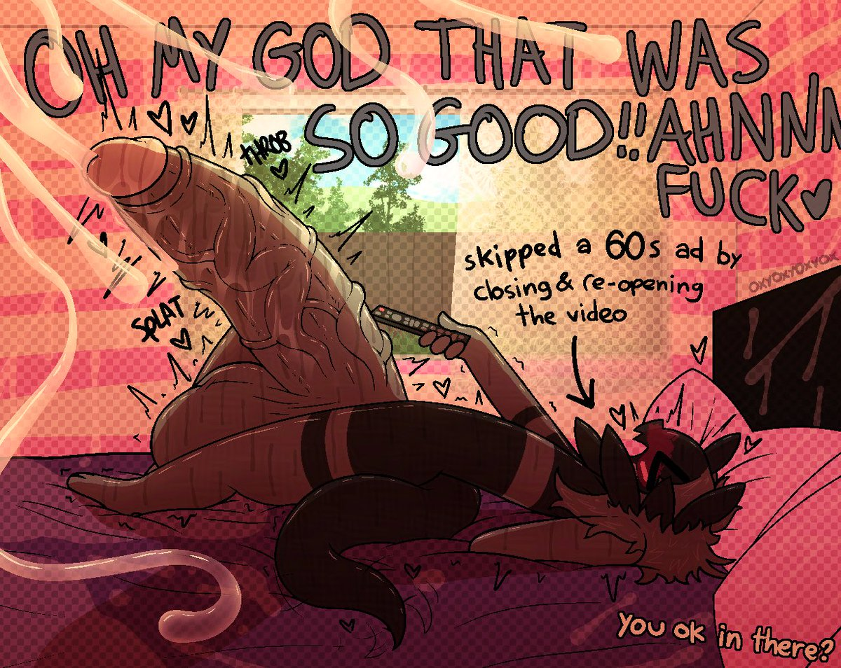 2d, 2d (artwork), 2d artwork, axolotl, big balls, big cock, big penis, blush, blushing profusely, bodily fluids, cock, cum, cumming, ejaculating, ejaculating cum, ejaculation, heart, heart symbol, huge balls, huge cock, hyper, hyper balls, hyper penis, licorice (oxyoxyoxyox), male, male only, naked, naked male, onomatopoeia, oxyoxyoxyox, penis, remote control, shaking, solo, solo focus, solo male, throbbing penis, veiny penis, yelling