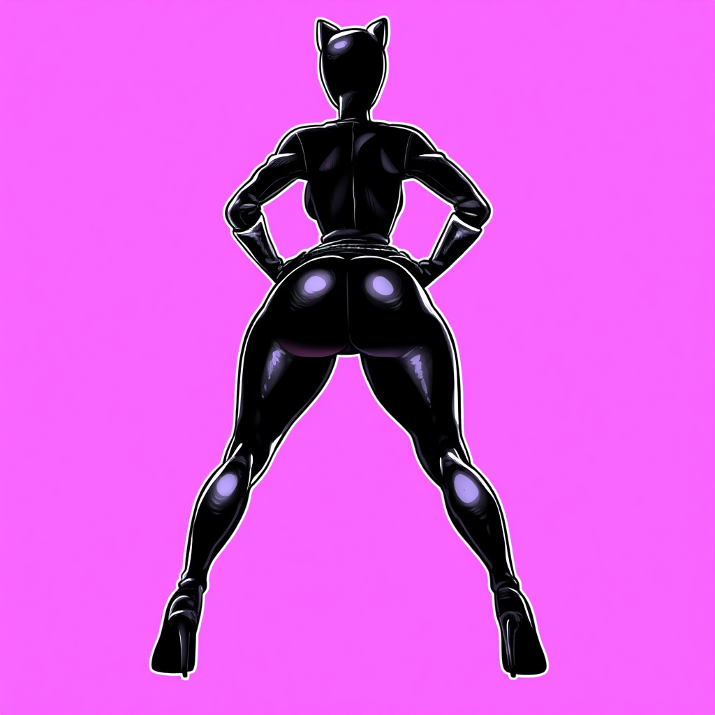 1girls ai_generated ass ass_focus batman_(series) big_ass catwoman dc dc_comics female female_only huge_ass mullon novelai selina_kyle solo solo_female solo_focus that_ass_was_fat