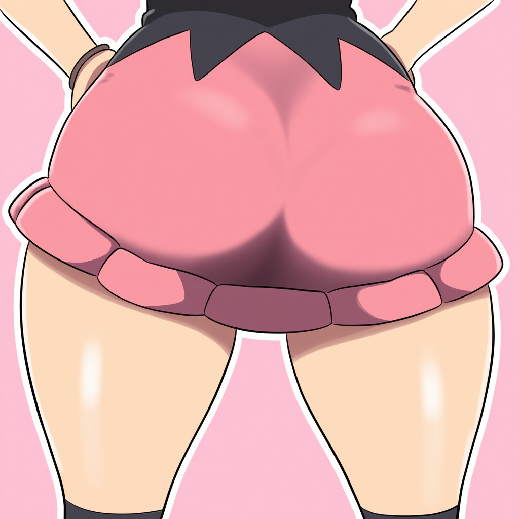 1girls ai_generated ass ass_focus big_ass dawn_(pokemon) female female_only huge_ass mullon pokemon pokemon_dppt solo solo_female solo_focus that_ass_was_fat