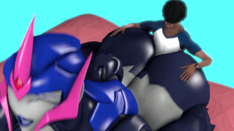 1boy 1girls 3d 3d_animation animated animated_gif animated_image arcee arcee_(prime) blue_and_grey blue_background blue_body blue_eyes blue_lips bottomless_male closed_eyes closed_eyes_smile cybertronian doggy_style donkboy female female_penetrated fred_perry gif hands_on_ass huge_ass human human_male human_on_humanoid human_penetrated human_penetrating humanoid_female larger_female male mbiguous_penetration pleasure_face robot robot_girl sex short_hair short_hair_male size_difference smaller_male straight transformers transformers_prime