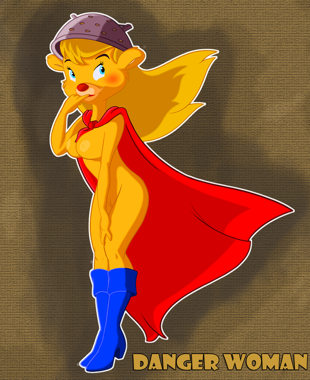 anthro bear beavis_(artist) disney female female_only fur furry mammal molly_cunningham nipples opus0987 solo tagme talespin