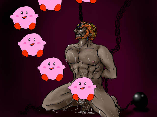 censored crossover ganondorf ganondorf_(twilight_princess) kirby kirby_(series) male male_only nude tagme the_legend_of_zelda twilight_princess