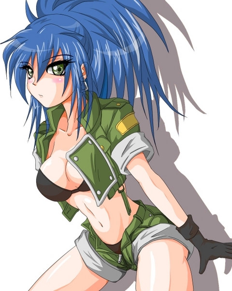 blue_hair dew king_of_fighters leona_heidern snk tagme