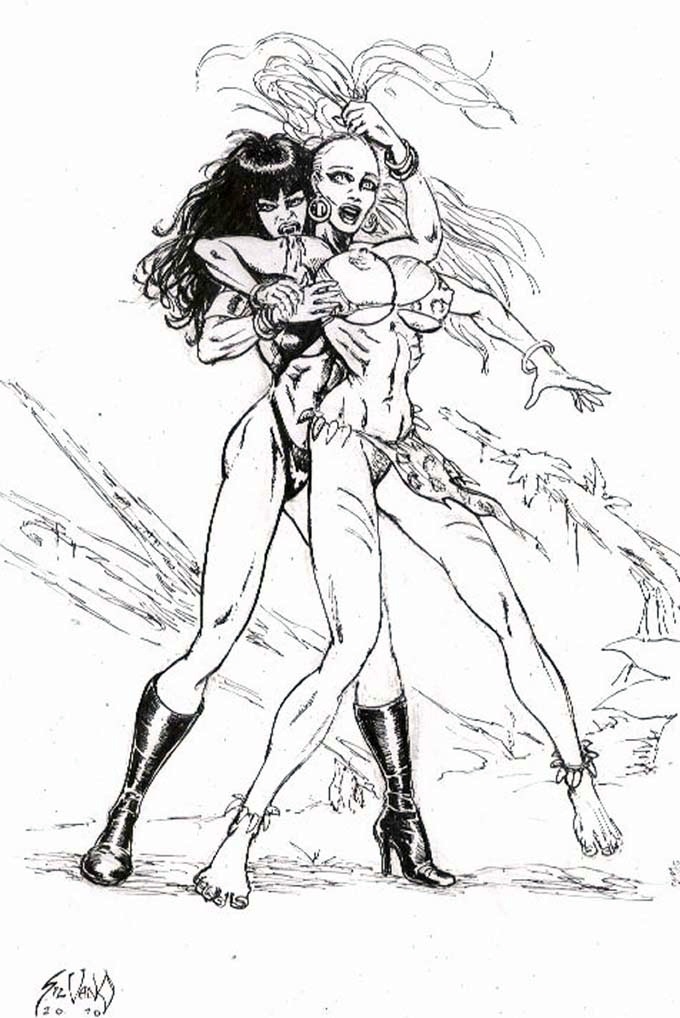 2010 crossover sheena sheena_queen_of_the_jungle silvano_calligari tagme vampirella