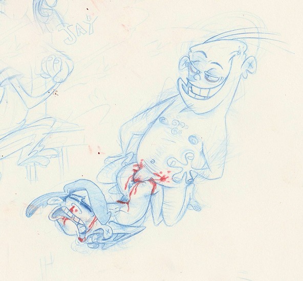 bleeding_from_anus cartoon_network ed_edd_n_eddy edd eddy's_brother nosebleed rape straight_hair violence
