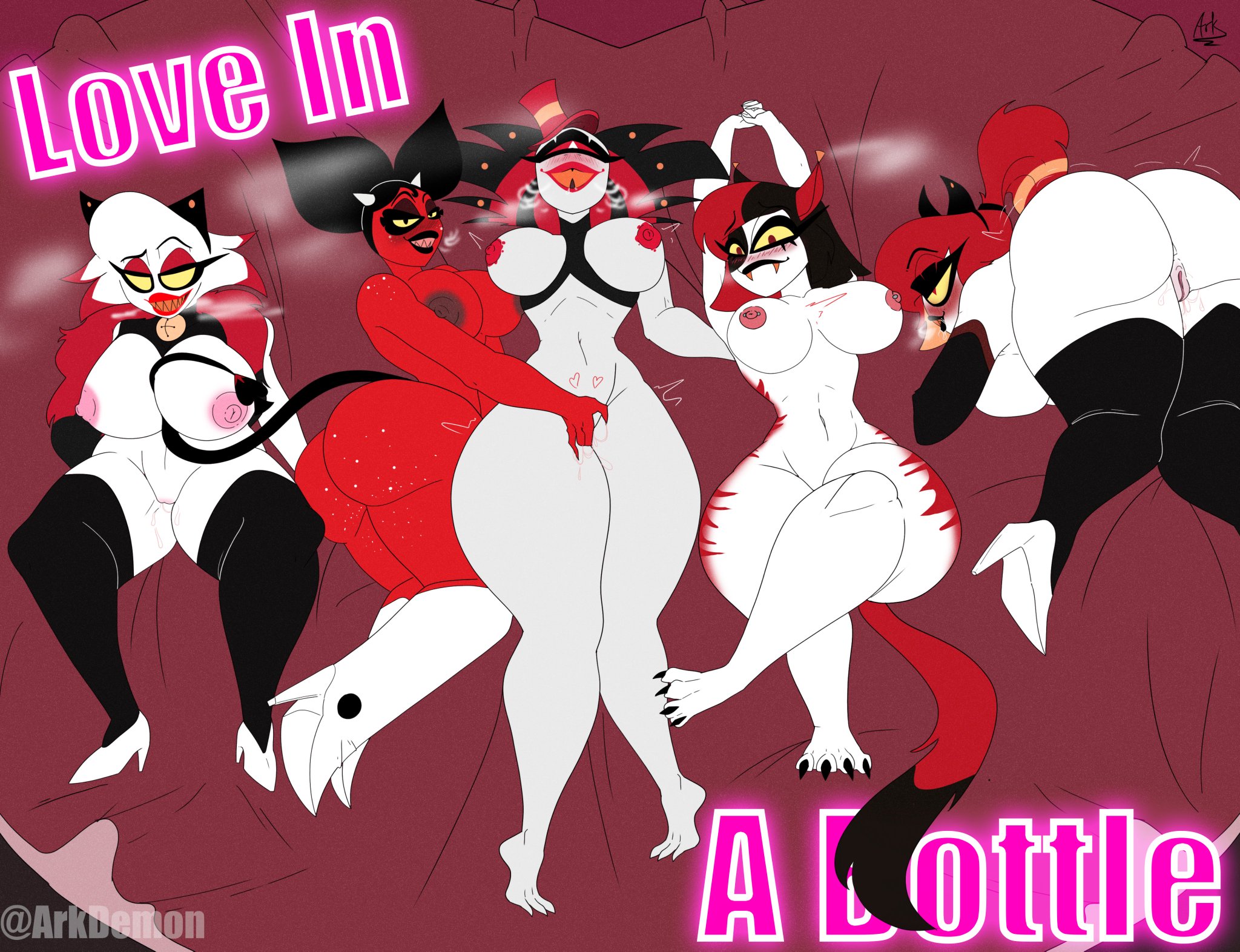 arkdemon, hazbin hotel, huskettes (hazbin hotel), tagme, tagme (character)