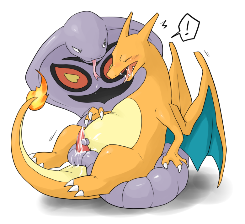 arbok blush charizard color cum feral fire interspecies male nintendo nude penis pokemon pokemon_(species) tagme tail tail_fire tailjob