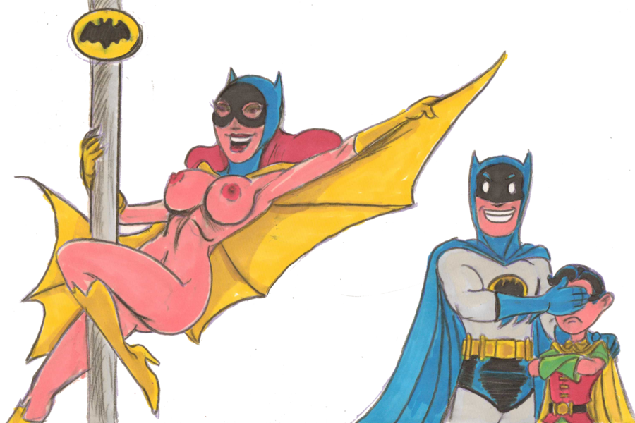 barbara_gordon batgirl batman batman_(series) batman_66 dc dc_comics dick_grayson female human male robin_(dc) robin_(dick_grayson)