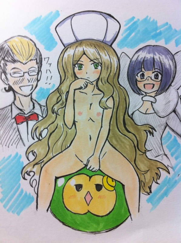 caitlin_(pokemon) darach female human kokuran_(pokemon) pokemon pokephilia shauntal_(pokemon) solosis