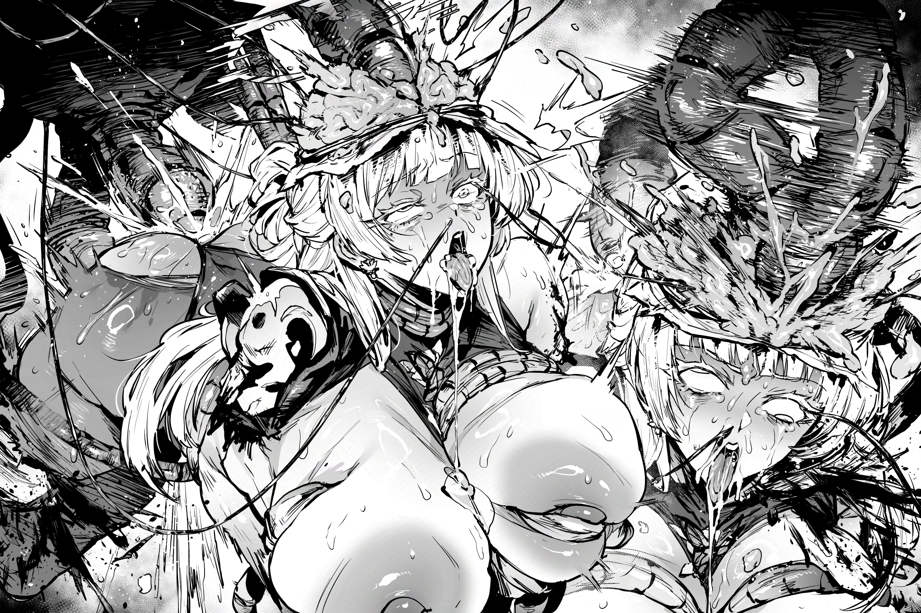 ahe gao, ahegao face, amputated leg, amputation, amputee, anal, anal sex, bad id, bad twitter id, blood, brain, brain fuck, brain penetration, cross-eyed, crying, crying with eyes open, defeat, defeated, defeated heroine, defeated villainess, drooling, eyes rolling back, goddess of victory: nikke, gore, guro, huge ass, huge breasts, lobotomy, machine, moaning, nayuta (nikke), nikke, nipples, nosebleed, quadruple amputee, raped by enemy, raped female, rolling eyes, sexy punishment, snuff, tentacle, tentacle sex, thirty 8ght, torture, vaginal penetration