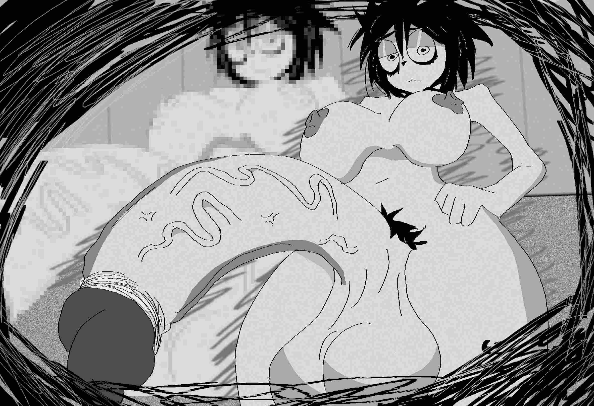 1futa, 2026, 2d, ass, background, big balls, big penis, black hair, body, boobs out, breasts, closed mouth, cock, dick, dickgirl, digital drawing, digital media, dildo, fasterblueberryfuta, futa, futa only, futadom, futanari, hair, hand on hip, hands free, highres, hips, horny, huge cock, hyper, hyper penis, i can't sleep, intersex, looking at viewer, looking down, monochrome, naked, nia (i can't sleep), nipples, penis, poor, poorly drawn, porn, psychedelicshark, quality, short hair, shy, silk, simple background, skinny, skinny female, skinny futa, skinny girl, solo, solo focus, sweaty, tired, tired eyes, tired look, trans woman, vein, veiny penis, white body, woman