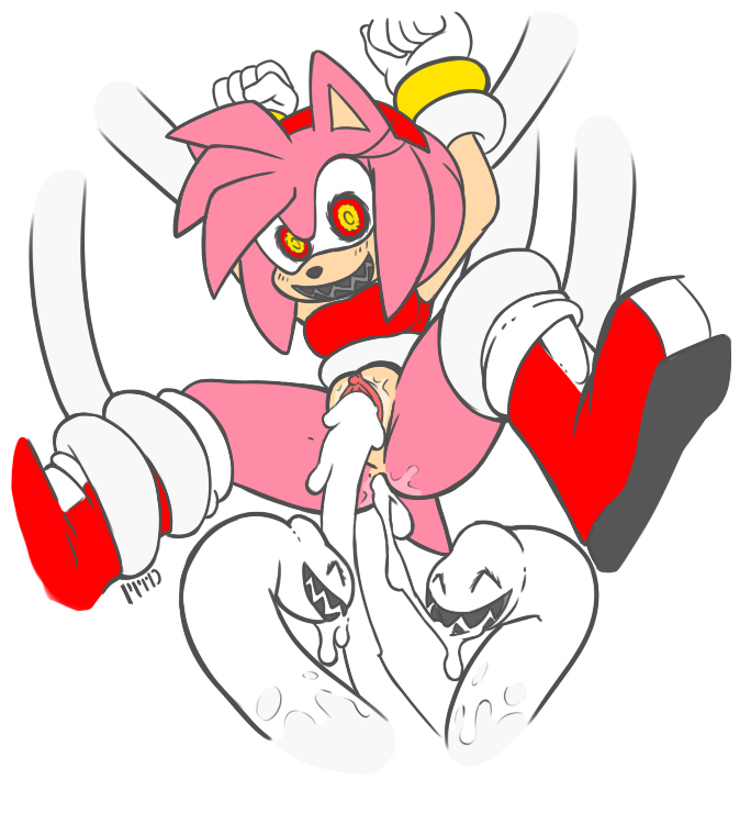 after_sex amy_rose anthro anus ass boo_(sonic) breasts closed_eyes cum cum_in_ass cum_in_pussy cum_inside cum_overflow evil female fur furry ghost hedgehog mammal marthedog pink_fur possessed possessed_amy_rose possession pussy red_eyes sega smile sonic_(series) tentacle video_games