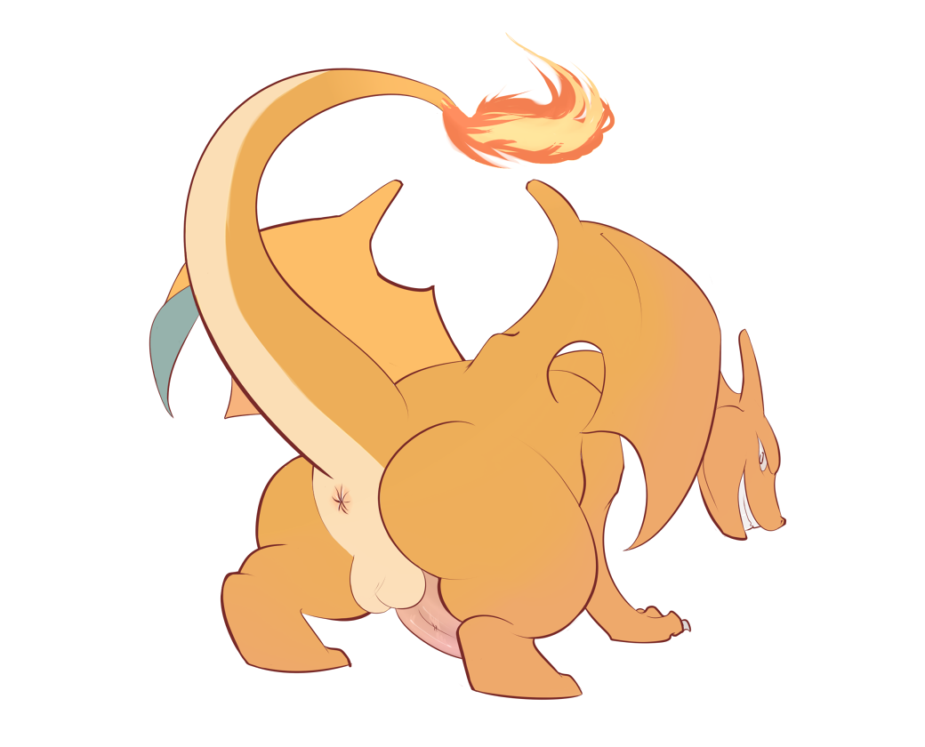 anus charizard color feral fire male male_only nintendo nude penis pokemon pokemon_(species) raised_tail solo tagme tail_fire testicles wings