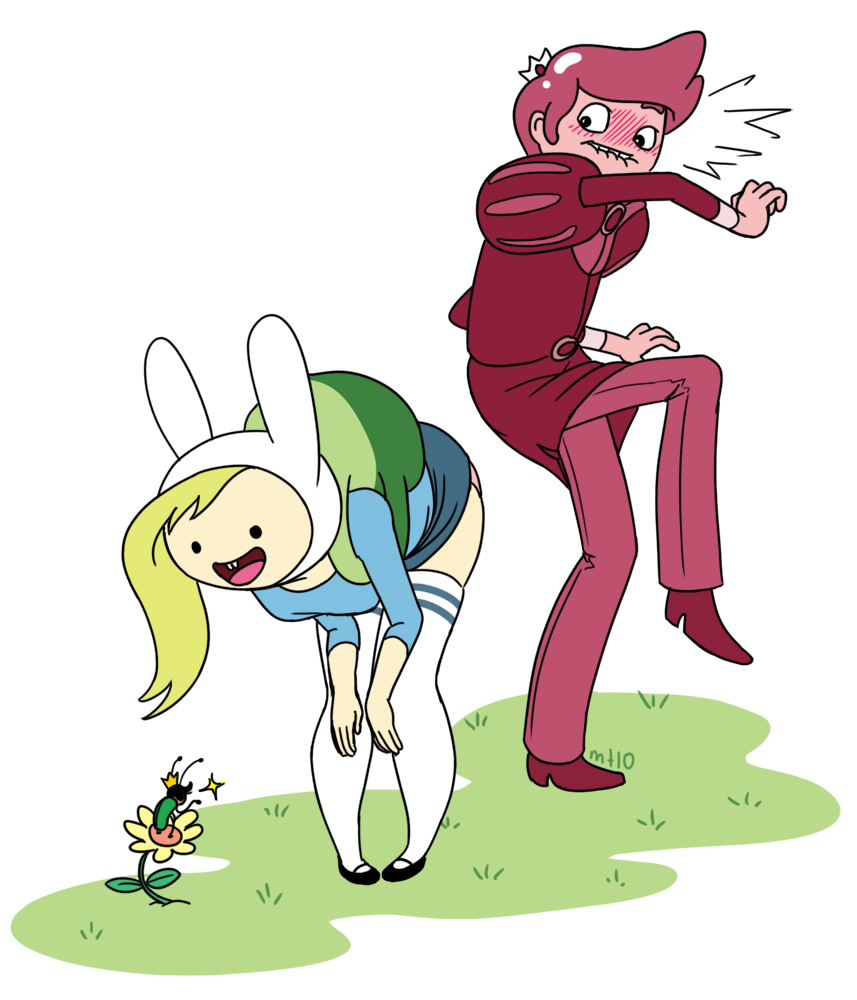 adventure_time backpack bag female fionna_the_human_girl human prince_gumball tagme thighhighs