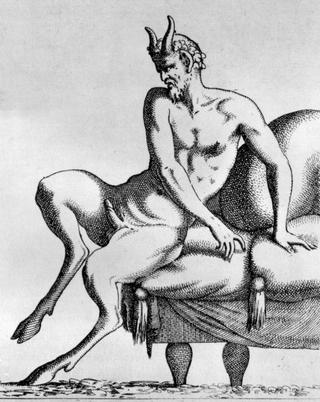 greek_mythology leon_devant monochrome mythology pan_(mythology) satyr tagme