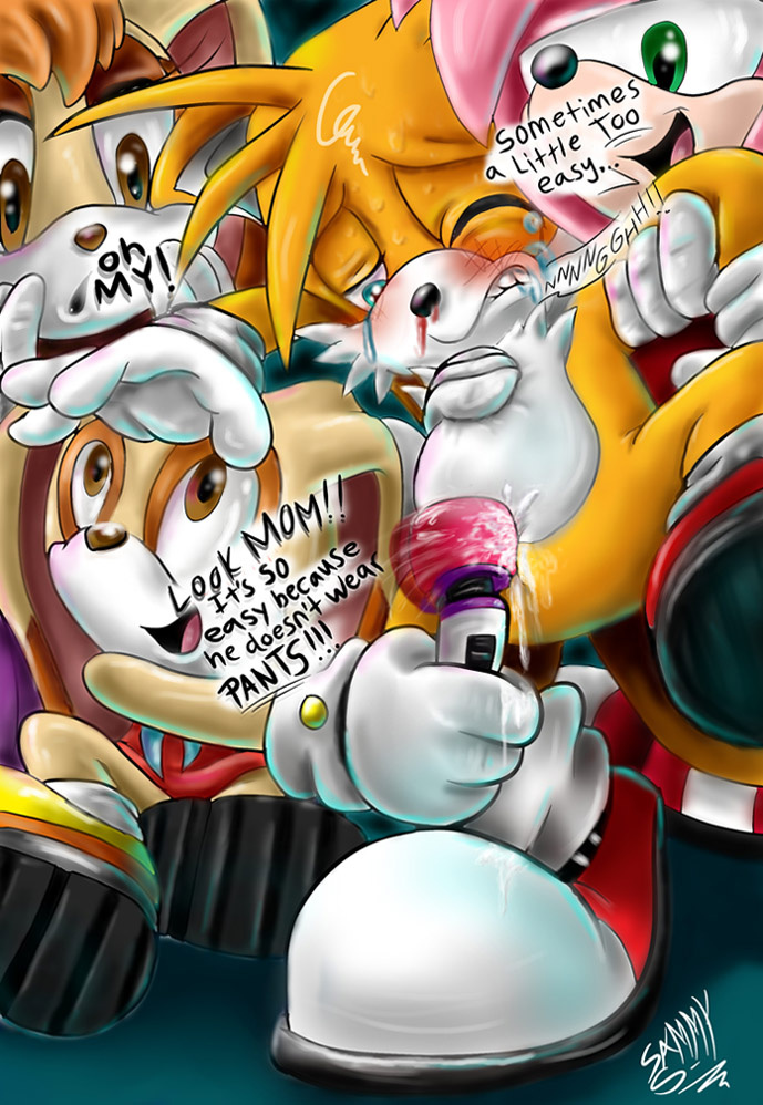 amy_rose anthro cream_the_rabbit dx_face female forced_orgasm fur furry hedgehog male malesub mammal miles_tails_prower rabbit sammy_stowes sonic_(series) straight vanilla_the_rabbit vibrator