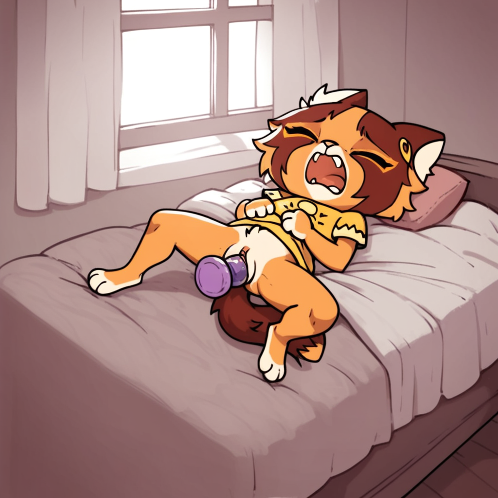 ...explicit rating, tagged with furry, masturbation, simbochka_pimpochka, s...