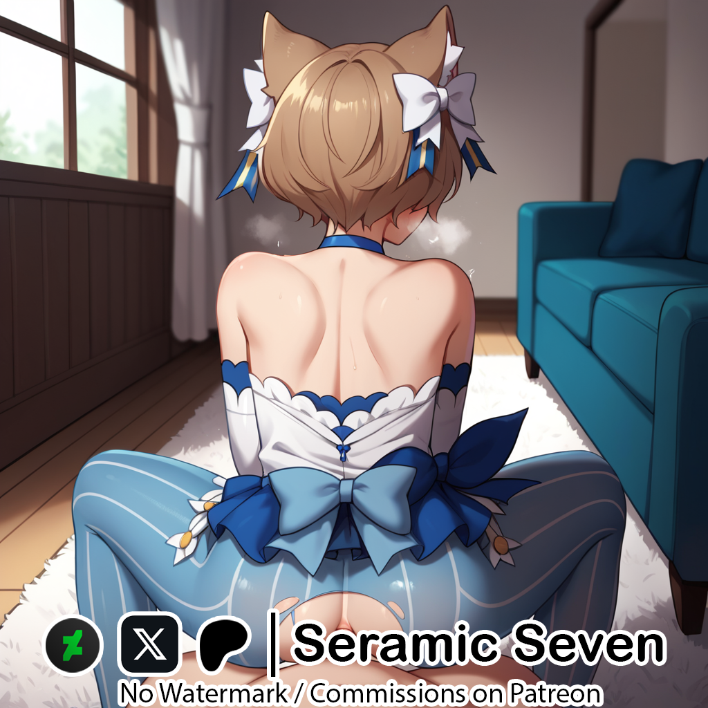 2boys 2d ai_generated bowtie catboy completely_naked completely_naked_male completely_nude completely_nude_male felix_argyle femboy gay heavy_breathing light-skinned_male male/femboy male_focus male_only male_pov naked nude pov pov_male re:zero_kara_hajimeru_isekai_seikatsu seramic_seven sex sexual_intercourse short_hair yaoi