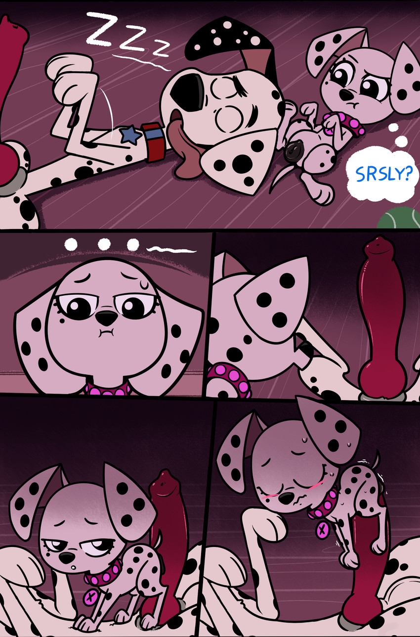 ..., 101 dalmatian street, 101 dalmatians, absurd res, age difference, animal genitals, animal penis, animal pussy, balls, big penis, black pussy, blush, brother, brother and sister, canid, canine, canine genitals, canine penis, canine pussy, canis, cock, comic, comic page, cub, dalmatian, deja vu (101 dalmatians), dick, digital media (artwork), disney, domestic canine, domestic dog, duo, duo focus, dylan (101 dalmatians), ellipsis, erect penis, erected penis, erection, eyelashes, female, female canine, female cub, female dog, female feral, feral, feral female, feral focus, feral male, feral on feral, feral only, genitals, hi res, high resolution, highres, hind legs, hindlegs, hindpaw, hypergal, incest, knotted penis, large insertion, larger feral, larger male, lying on back, male, male canine, male dog, male feral, male/female, mammal, motion lines, older brother, older brother and younger sister, older feral, older male, older male and younger female, paws, penetration, penile, penile penetration, penis, puppy, pussy, red penis, ridiculous fit, sex, shallow penetration, sister, size difference, sleep sex, sleeping, small but hung, smaller female, smaller feral, somnophilia, sound effects, sweat, sweating, tail, thought bubble, tongue, tongue out, triple d (101 dalmatians), vagina, vowelless, vowelless sound effect, vulva, younger female, younger feral, younger sister, zzz