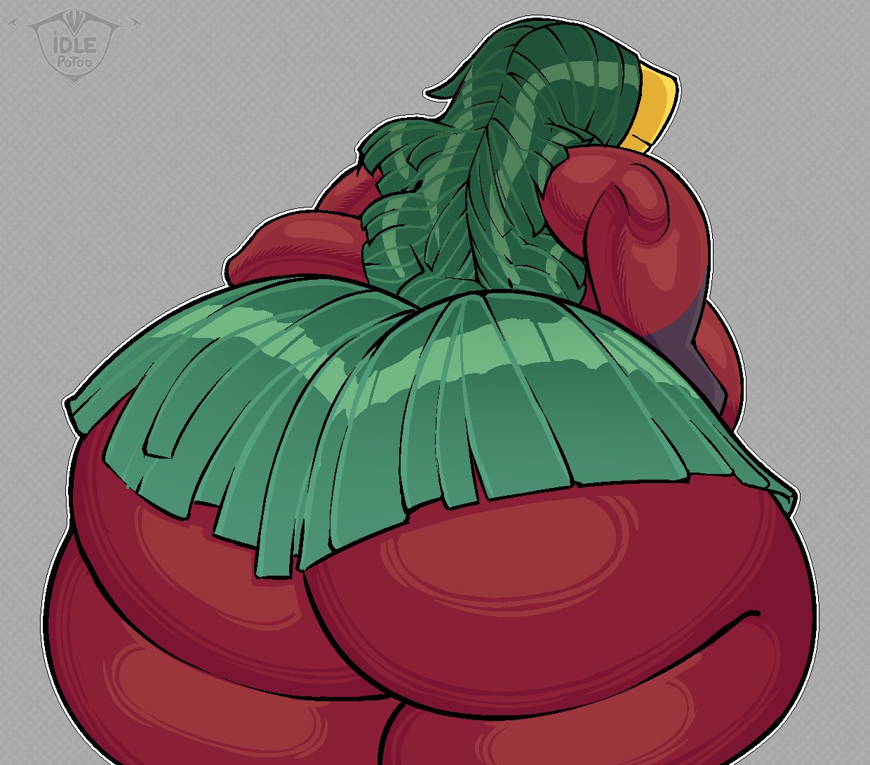 1girls, 6 legs, ambiguous gender, anthro, ass, ass focus, big ass, big breasts, big thighs, birthday hat, breasts, butt, female, fur, furry, gigantic ass, gigantic breasts, gigantic thighs, huge ass, huge breasts, huge thighs, hyper, hyper ass, hyper breasts, idlepotoo, minecraft, minecraft mob, mojang, multi leg, multi limb, non-human, non-human only, party hat, red body, red fur, round ass, round butt, sniffer, sniffer (minecraft), tagme, thick thighs, thighs