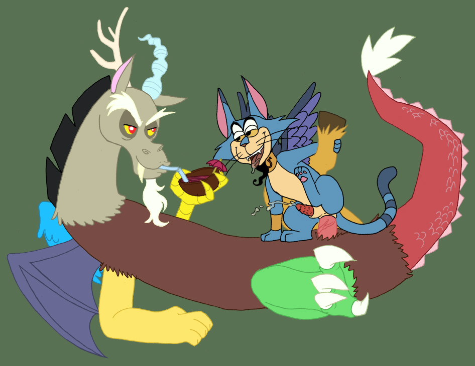 aladdin anal chaos_(aladdin) chimera crossover cum discord_(mlp) disney dontfapgirl draconequus friendship_is_magic gay my_little_pony penis smooth_skin