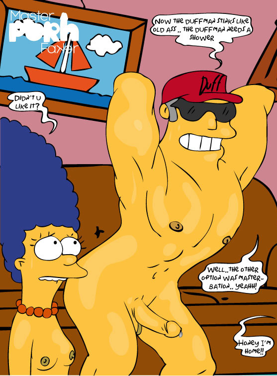 blue_hair cheating_wife color couch cum_drip duffman english_text erect_nipples erection female hair hands_behind_back hat human indoors male marge_simpson master_porn_faker nipples no_pubic_hair nude penis pose small_breasts straight sunglasses tagme text the_simpsons tinted_eyewear