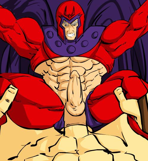 2boys anus erik_lehnsherr gay juggernaut magneto male male_only marvel marvel_comics max_eisenhardt multiple_boys mutant_(marvel) penis testicles x-men yaoi