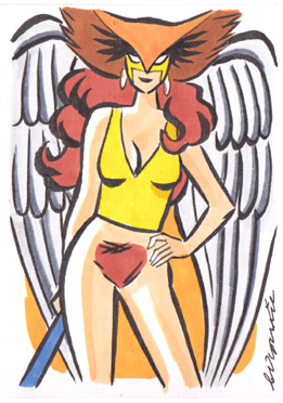 1girls dc female female_only hawkgirl hawkman_(series) solo wynn_ryder