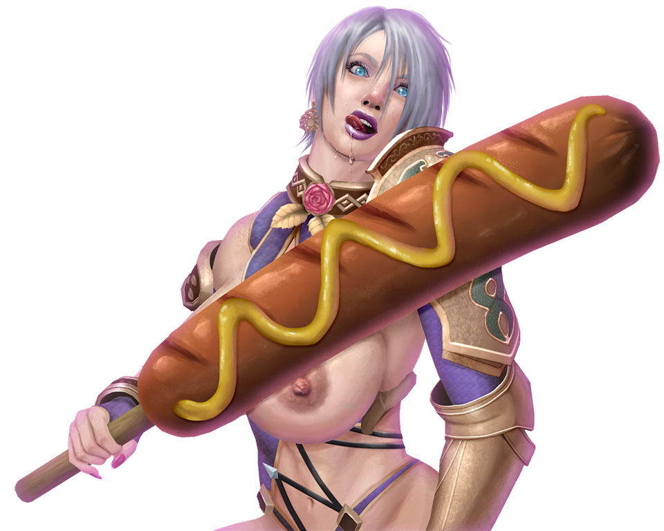 female female_only food human isabella_valentine monkeybeard solo soul_calibur tagme