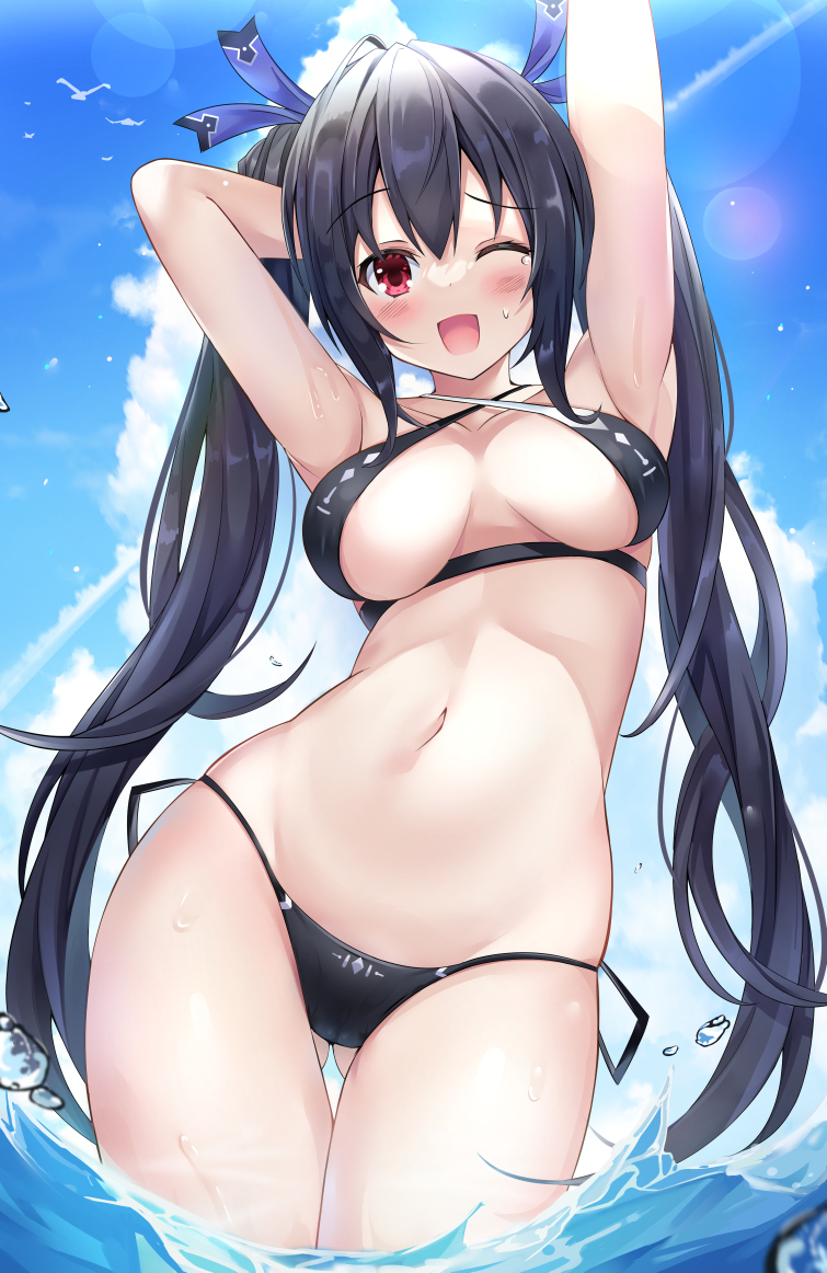 bikini breasts choujigen_game_neptune neptunia_(series) noire