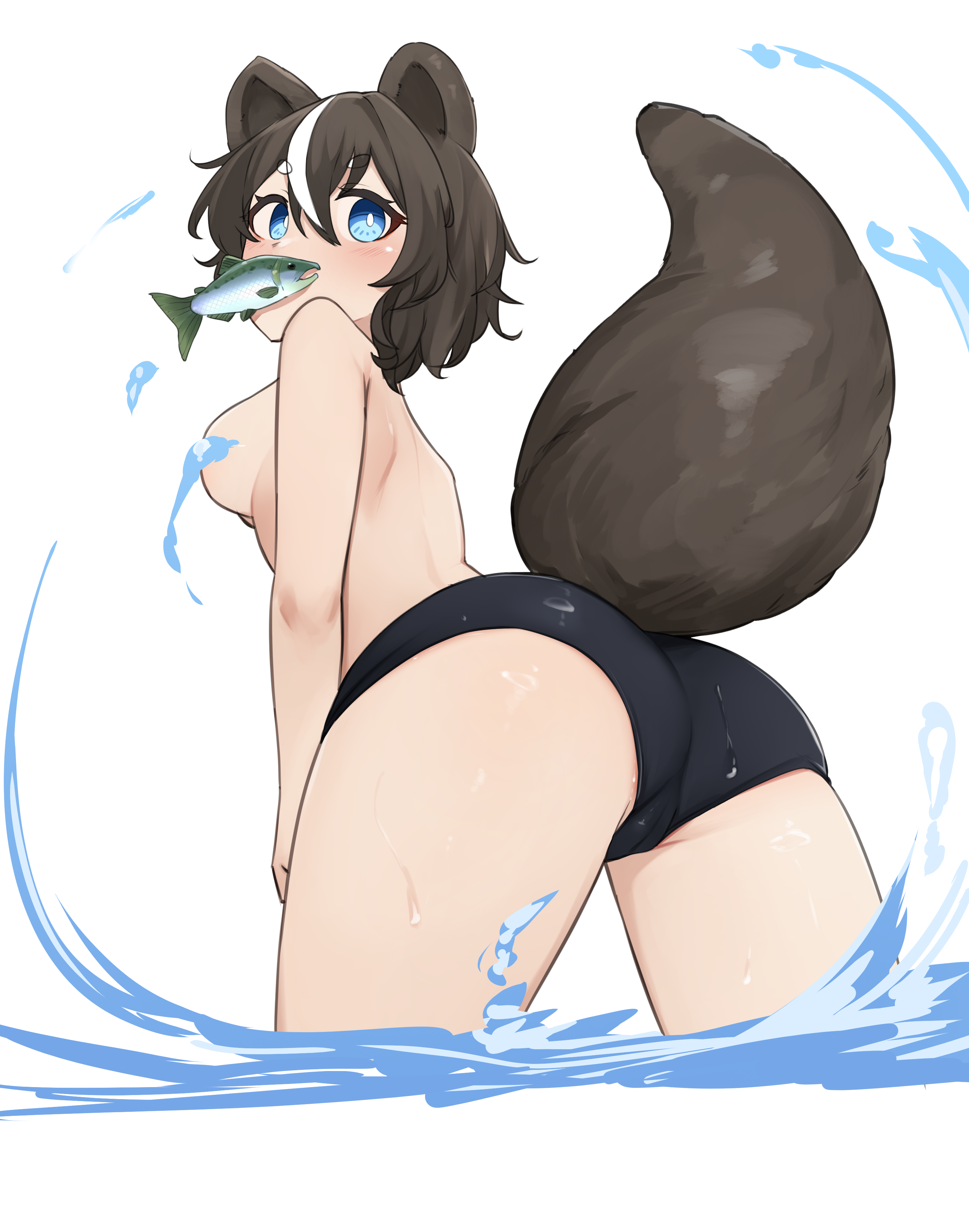 1girls, animal tail, daebom, female, m10, m10 (daebom), patreon, tagme, war thunder