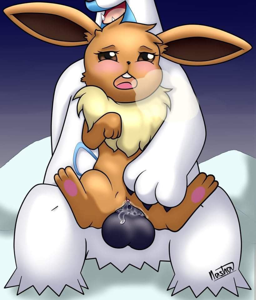 anthro bad_end beartic cum_in_pussy eevee eeveelution eeveelution_squad feral lazuli_(eeveelution_squad) nintendo pokémon_(species) pokemon pokemon_(species)