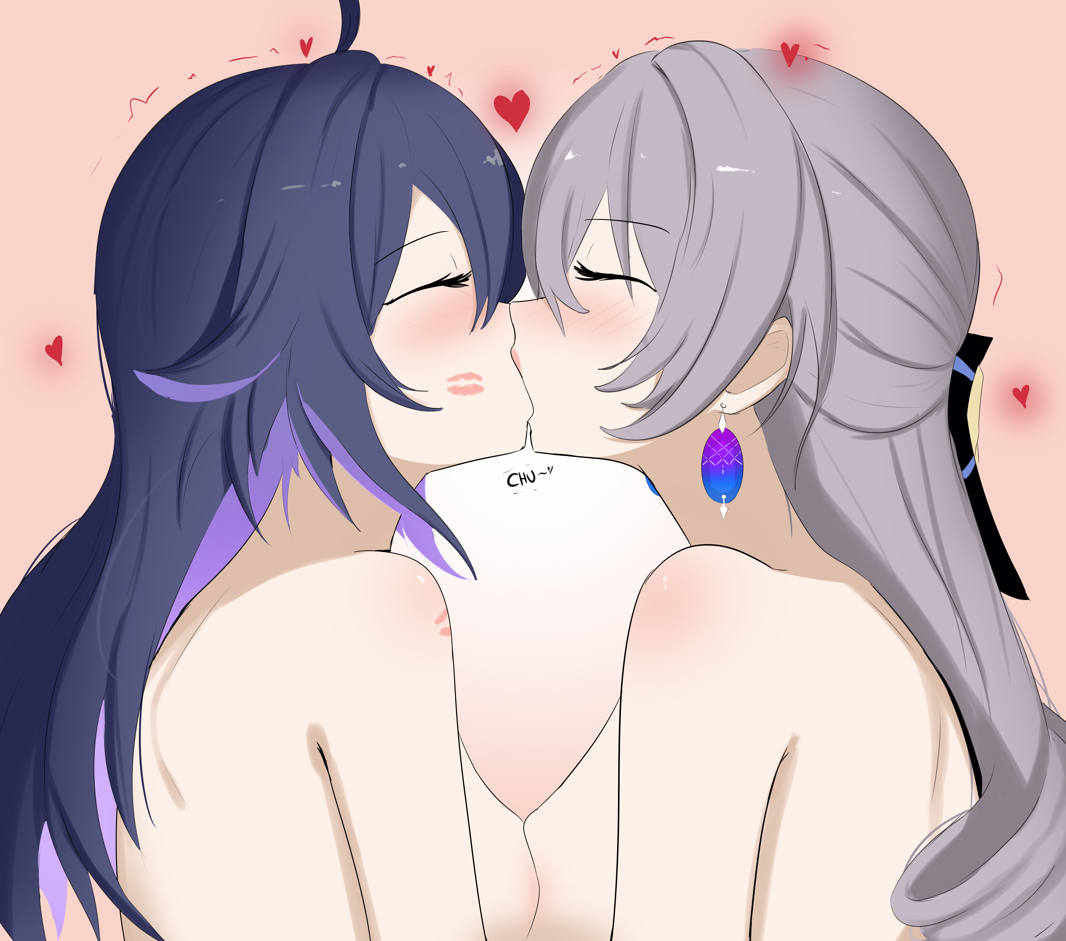 Slideshow bronya x seele <b>kiss</b>.