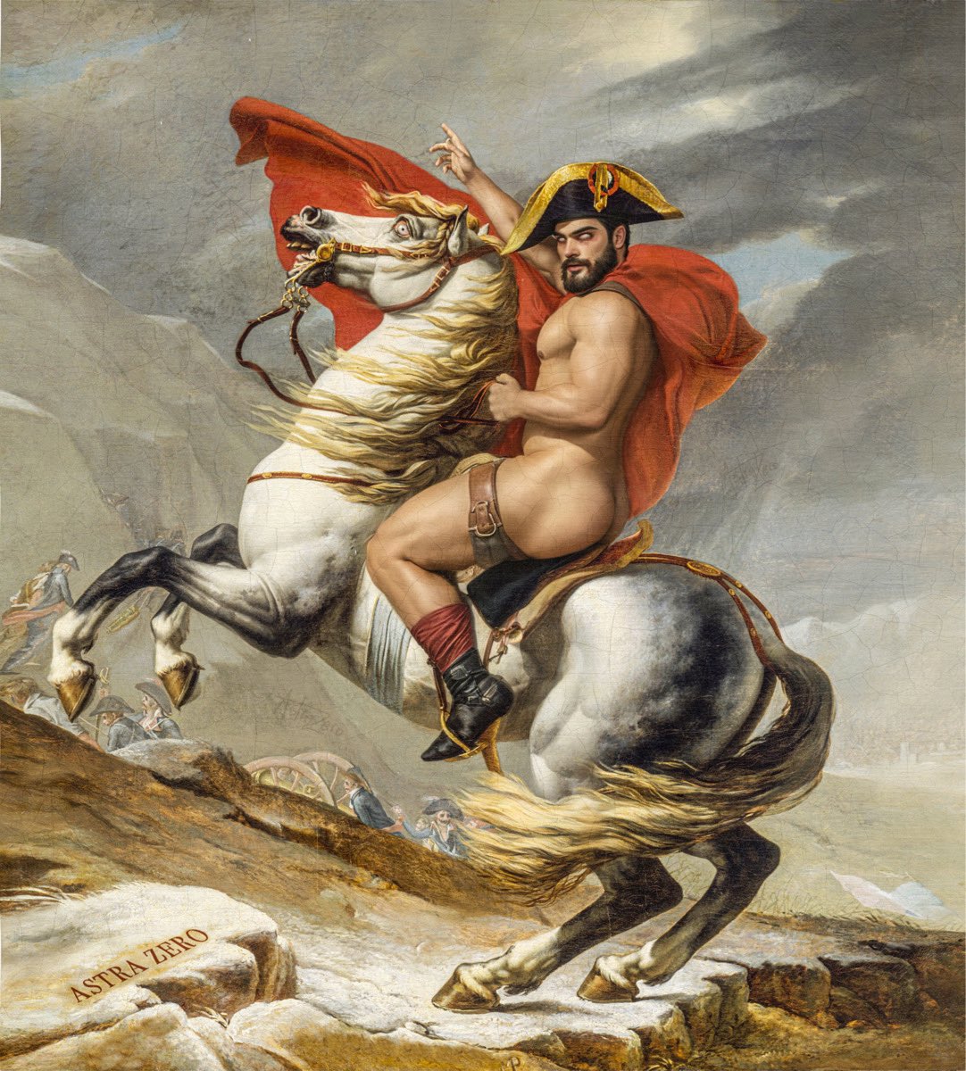 army astra_zero big_balls big_penis boots gay historical history male male/male male_only military muscle napoleon napoleon_bonaparte painting royal royalty uniform yaoi