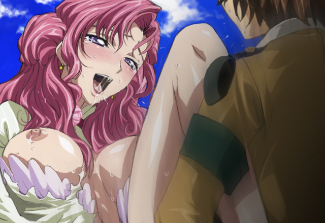 blue_eyes breasts code_geass euphemia_li_britannia happy kururugi_suzaku pink_hair sex