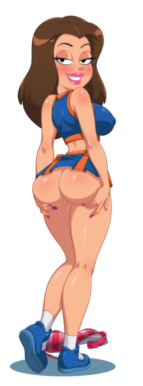 1girls, american dad, big ass, big breasts, breasts, cheerleader, cheerleader uniform, curvaceous, curvy, curvy figure, digital media (artwork), female, female only, hips, huge ass, huge breasts, large ass, large breasts, legs, light skin, light-skinned female, lipstick, lisa silver, makeup, mature, mature female, microskirt, miniskirt, nail polish, no panties, omiiverse, painted fingernails, painted nails, revealing clothes, skirt, slim waist, thick, thick hips, thick legs, thick thighs, thighs, voluptuous, waist, wide hips