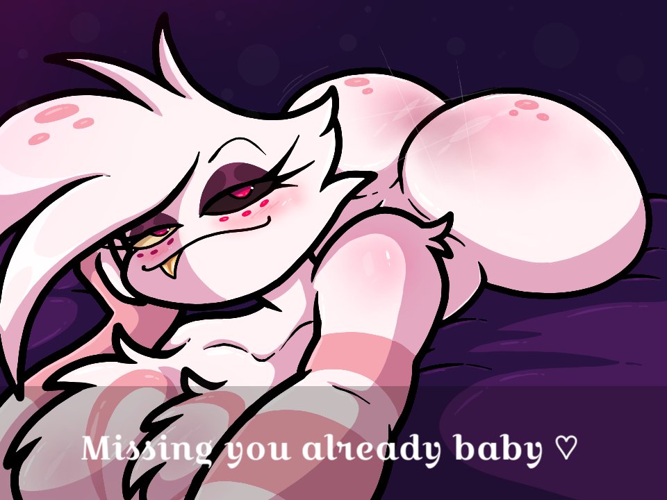 angel dust (hazbin hotel), greenfuzzyboii, hazbin hotel, male only, tagme