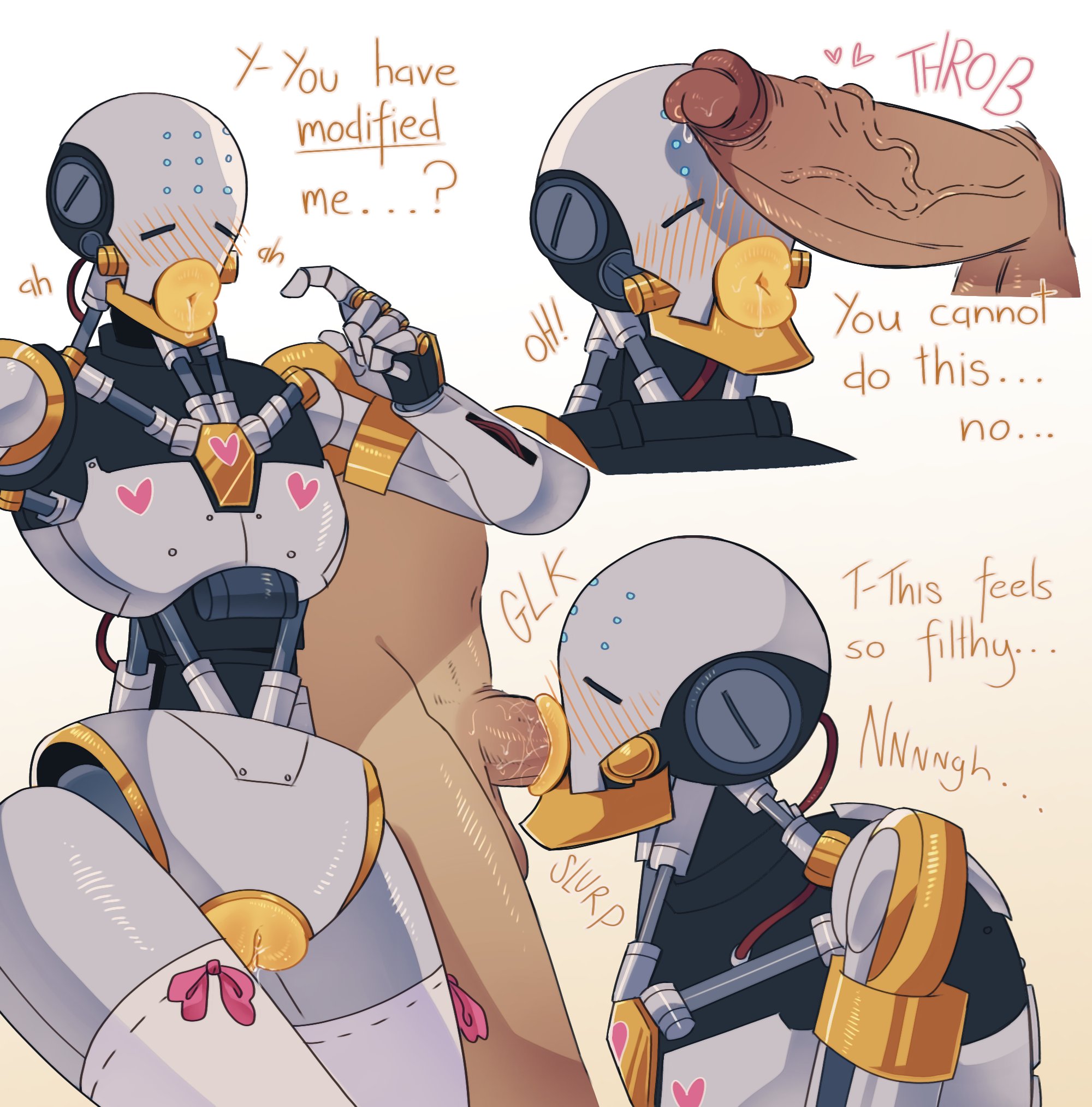 big lips, bimbo lips, bimbofication, blowjob, body modification, cock shock, fat lips, female, feminization, fetaccine, human on robot, male, nonconsensual, omnic, overwatch, penis, pussy, raped, robot, robot pussy, zenyatta