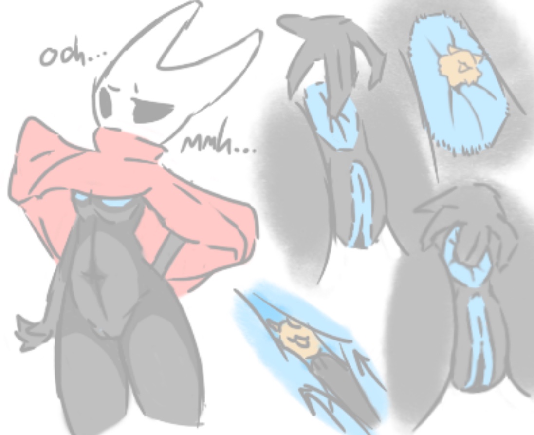 anal, anal insertion, anal sex, anal vore, anus, arthropod, female, flea (hollow knight), hollow knight, hollow knight: silksong, hornet (hollow knight), mousepuffs, vore