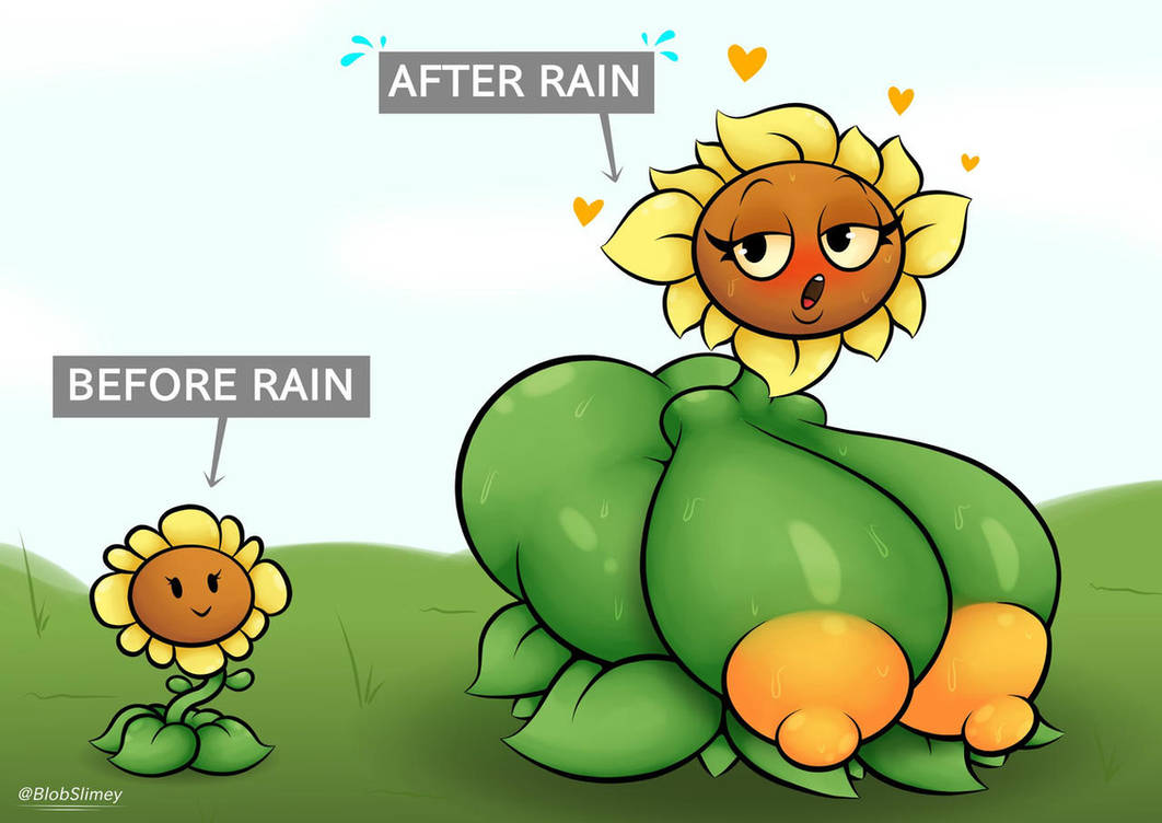 1girls, anthro, anthrofied, ass, blobslimey, breasts, collaboration, creativehands75, crtvhands, female, flora fauna, plant, plant girl, plant humanoid, plantie, plants vs zombies, plants vs. zombies, popcap games, pussy, sunflower (pvz)