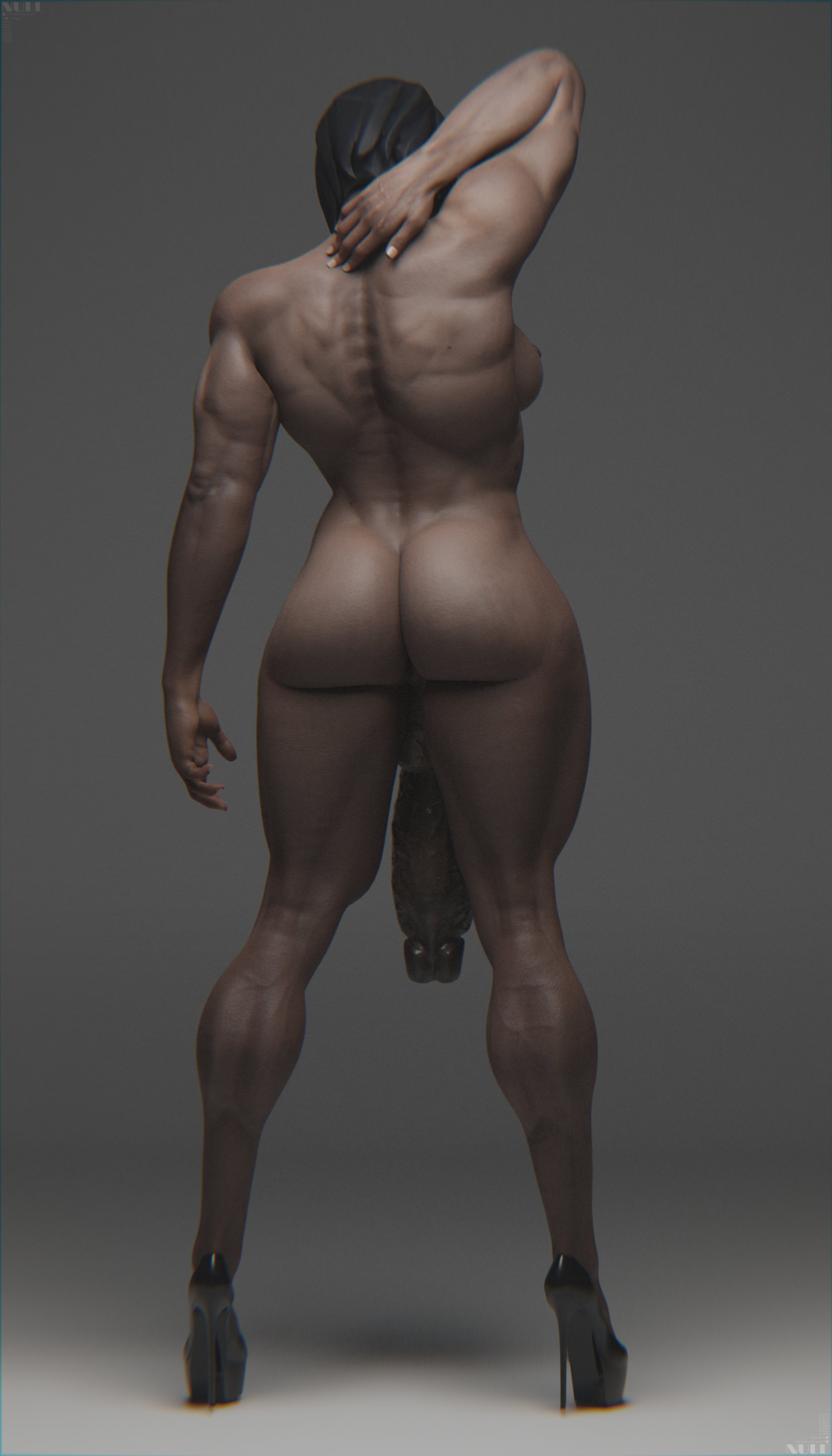 3d, abs, ass, balls, big areola, big ass, big balls, big breasts, big butt, big muscles, big nipples, big penis, big thighs, black hair, breasts, brown body, brown nipples, brown penis, brown skin, dark body, dark hair, dark nipples, dark penis, dark skin, dark-skinned futa, fareeha amari, fat ass, feet, footwear, futa focus, futa only, futa sans pussy, futadom, futanari, hanging balls, hanging penis, heavy balls, heels, high heels, huge cock, intersex, large balls, large penis, large testicles, muscle mommy, muscles, muscular, muscular arms, muscular ass, muscular back, muscular futa, muscular legs, muscular thighs, nullus 02, overwatch, penis, penis awe, penis out, pharah, photoshoot, pubes, pubic hair, testicles, vein, veins, veins on dick, veiny, veiny arms, veiny balls, veiny breasts, veiny muscles, veiny penis, veiny testicles