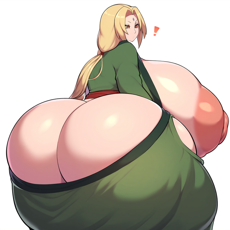 ai_generated big_breasts blonde_hair breasts busty curvy female huge_breasts huge_bubble_butt huge_nipples hyper_ass hyper_breasts kohai0 large_breasts long_hair looking_back massive_areolae massive_ass massive_breasts massive_butt naruto oversized_breasts oversized_butt solo thick_thighs tsunade voluptuous wide_hips