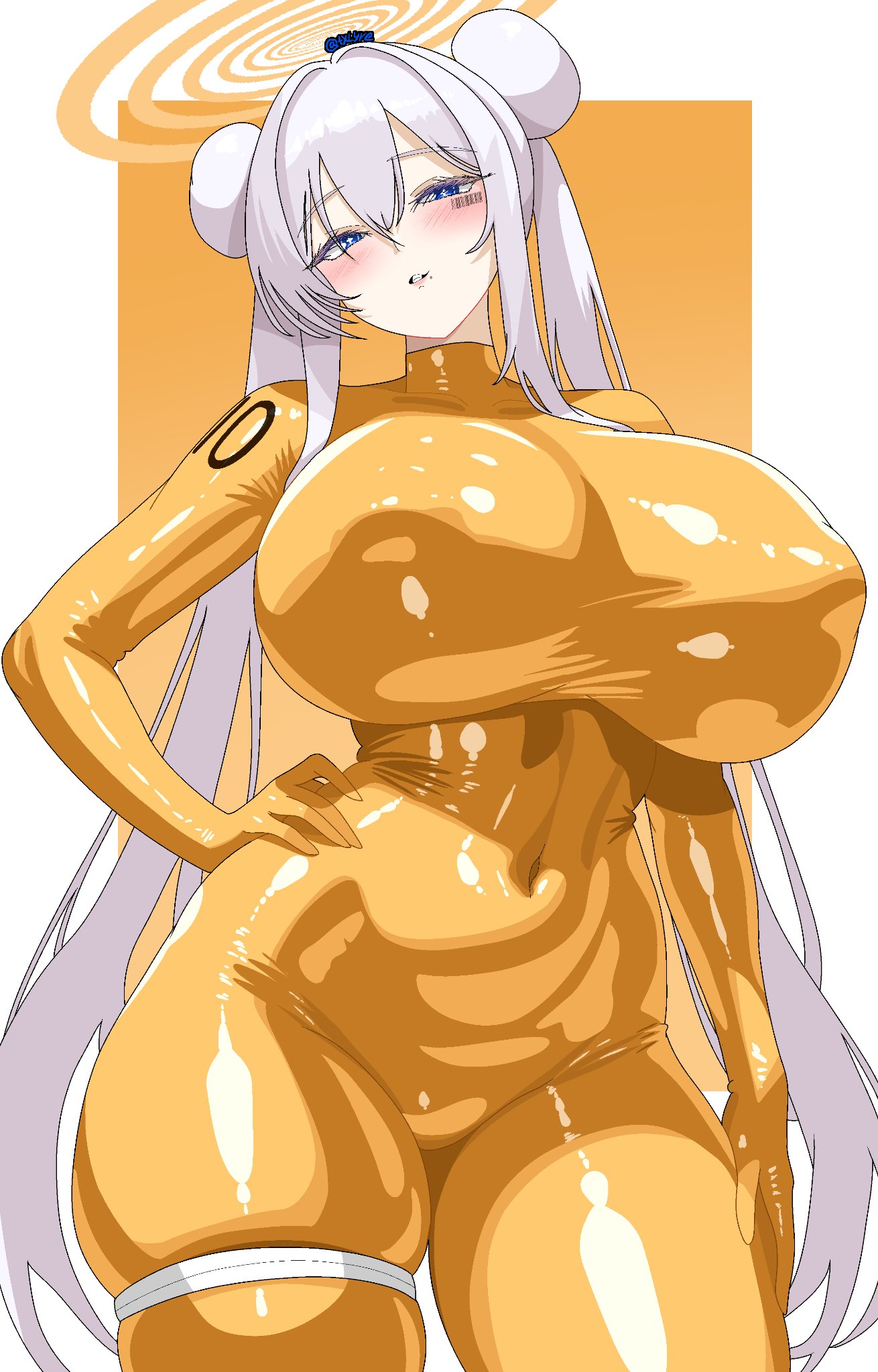 10 (txlyre), 1girls, android, big ass, big breasts, big thighs, breasts, breasts bigger than head, curvaceous, curvy, curvy figure, digital media (artwork), female, gynoid, hips, hourglass figure, huge ass, huge breasts, huge thighs, humanoid, io (txlyre), large ass, large breasts, large thighs, legs, light skin, light-skinned female, original, original character, robot, robot girl, robot humanoid, slim waist, thick, thick hips, thick legs, thick thighs, thighs, txlyre, voluptuous, waist, wide hips, wide thighs