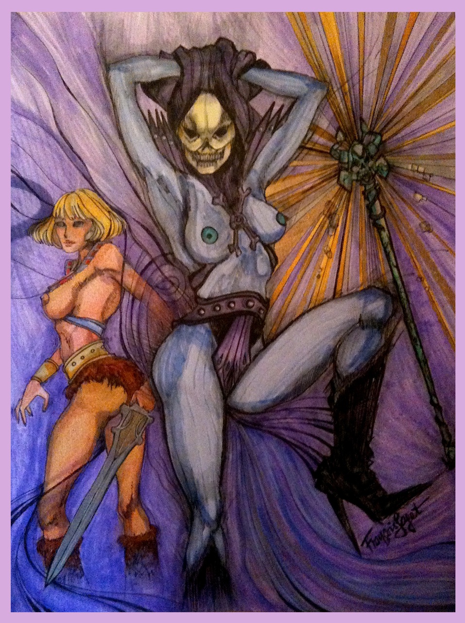 female genderswap_(mtf) he_man masters_of_the_universe rule_63 skeletor tagme