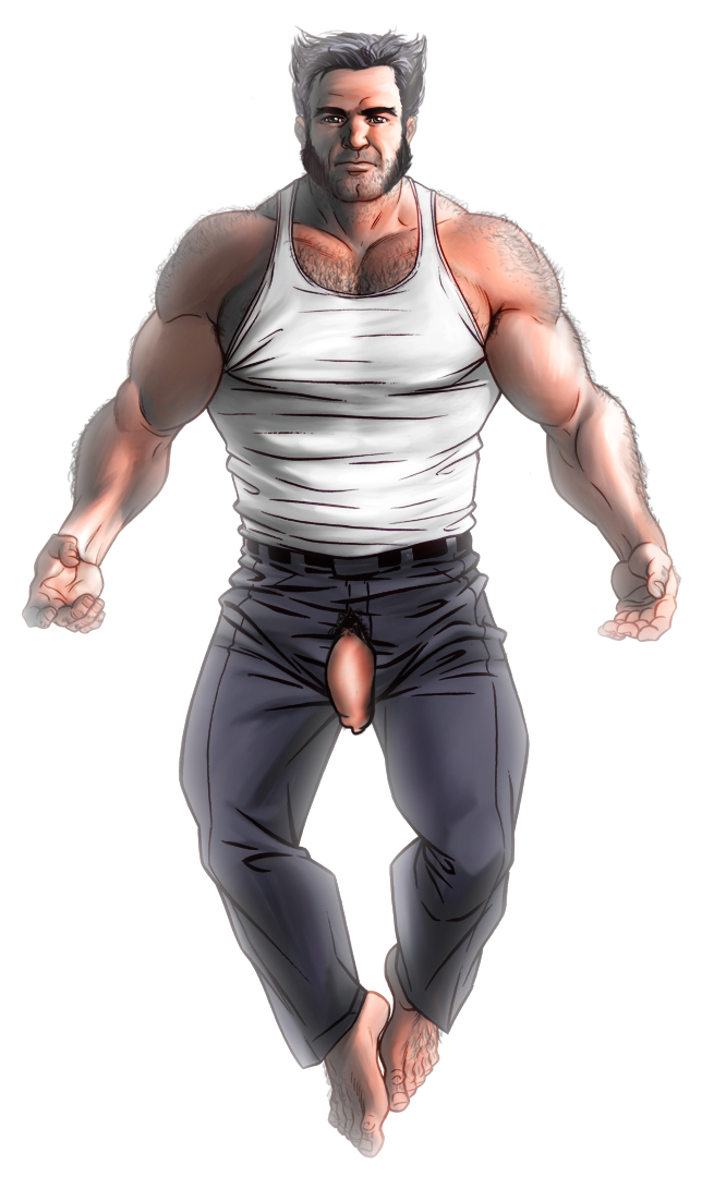 1boy d-prime248 james_howlett losdelgas male male_only marvel marvel_comics mutant solo wolverine_(x-men) x-men yaoi