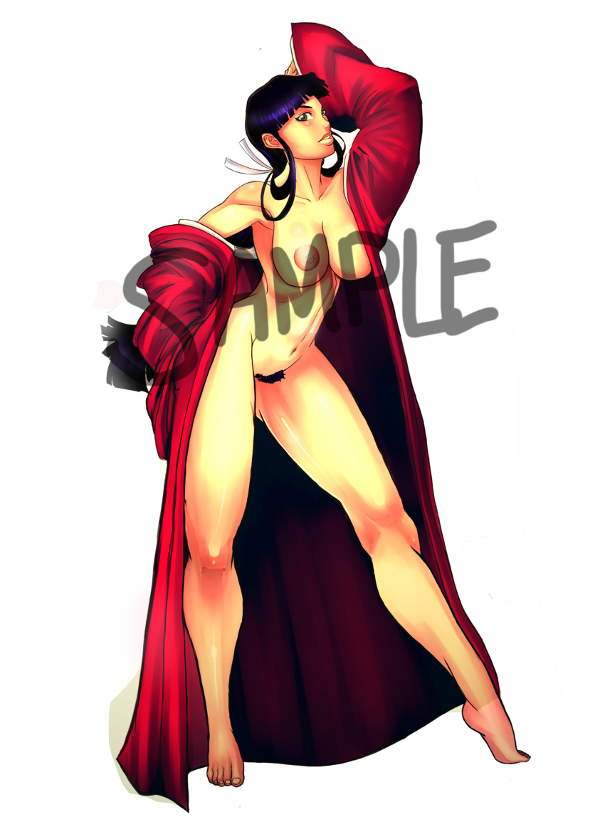 1girls female female_only getneo!! inuyasha kikyo_(inuyasha) solo tagme watermark